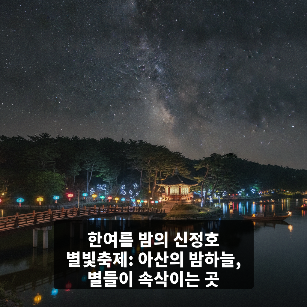 한여름 밤의 신정호 별빛축제