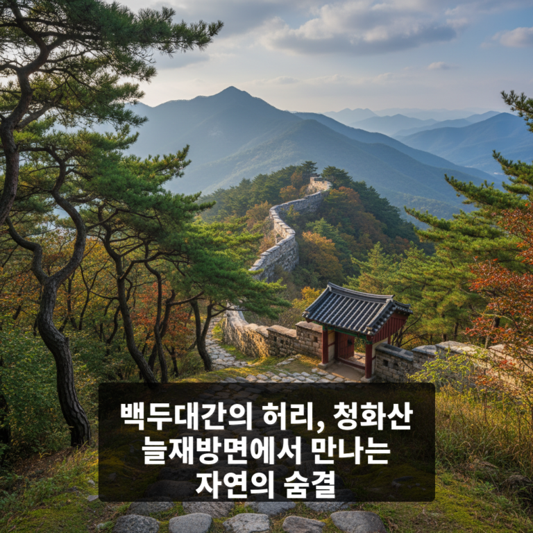 청화산 늘재방면