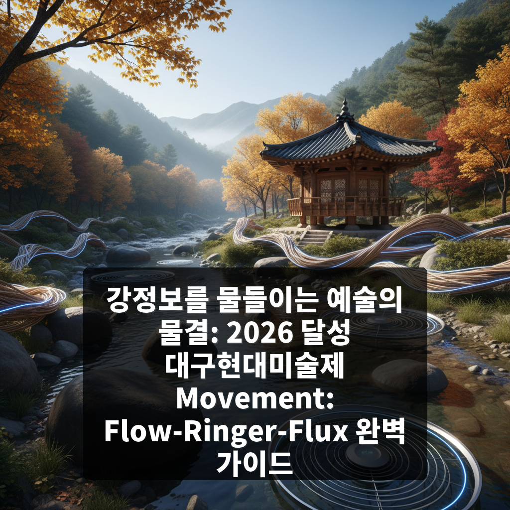 2026 달성 대구현대미술제 Movement: Flow-Ringer-Flux