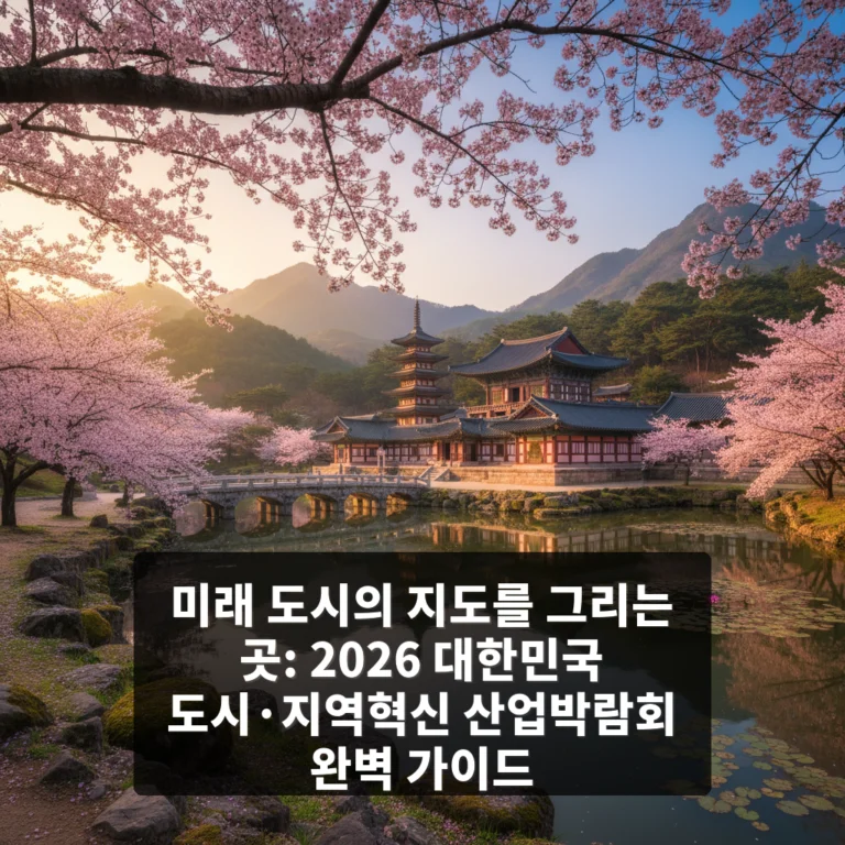 2026 대한민국 도시·지역혁신 산업박람회