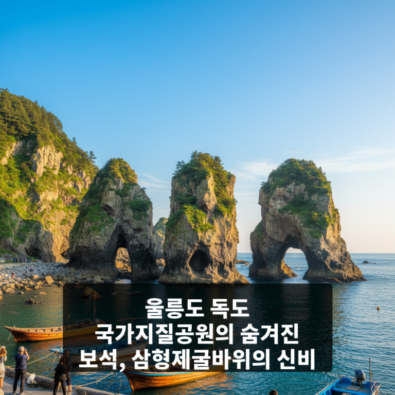 삼형제굴바위 (울릉도, 독도 국가지질공원)