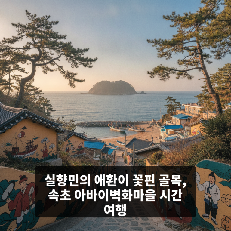 아바이벽화마을