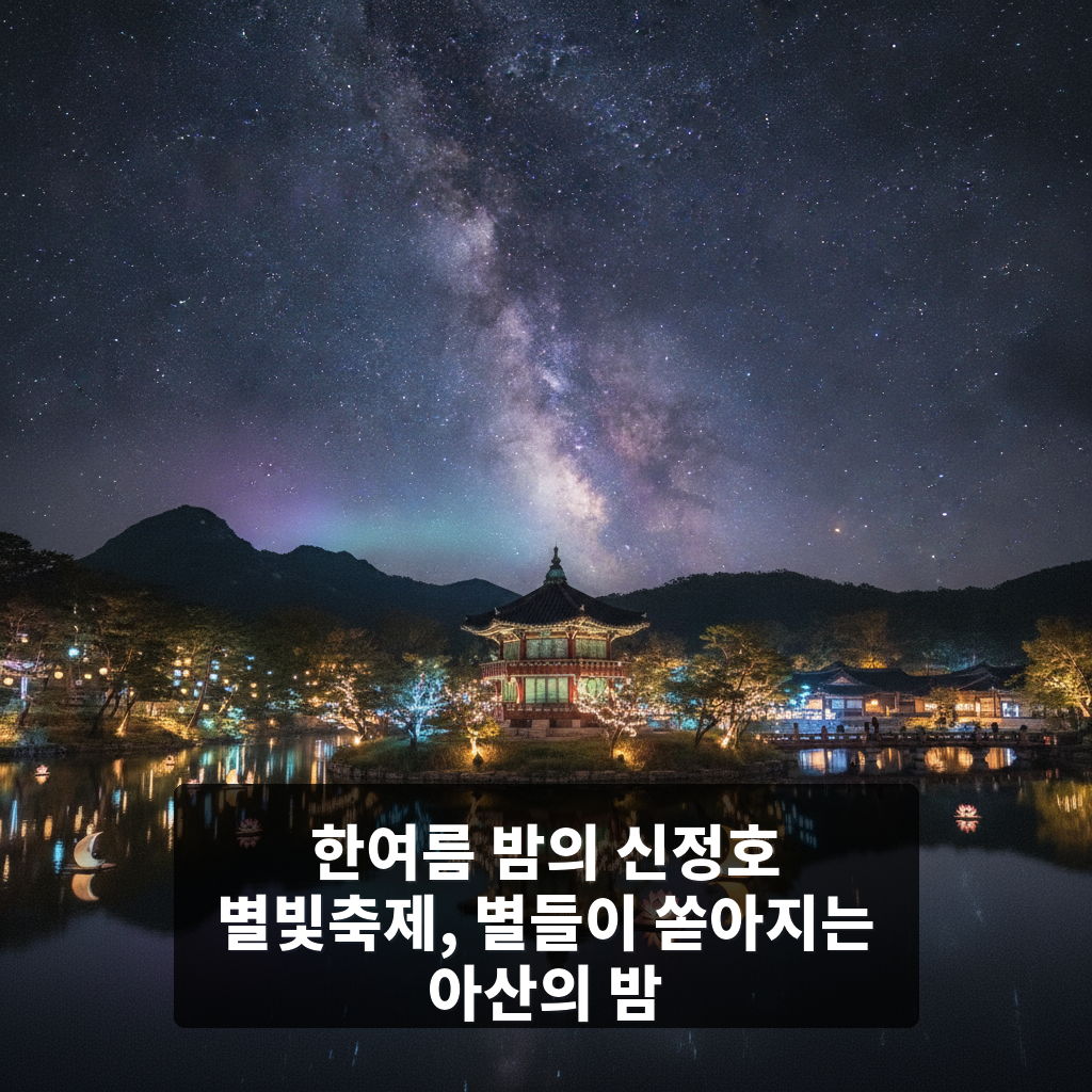 한여름 밤의 신정호 별빛축제