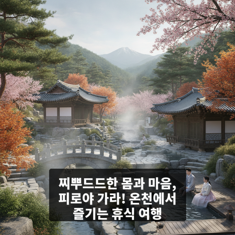 피로야 가라! 온천에서 즐기는 휴식 여행