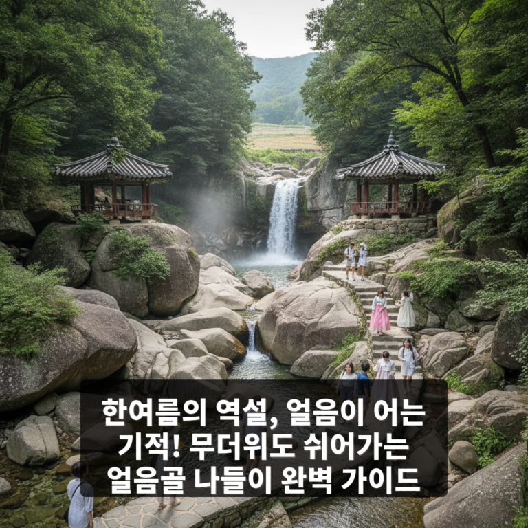 무더위도 쉬어가는 얼음골 나들이
