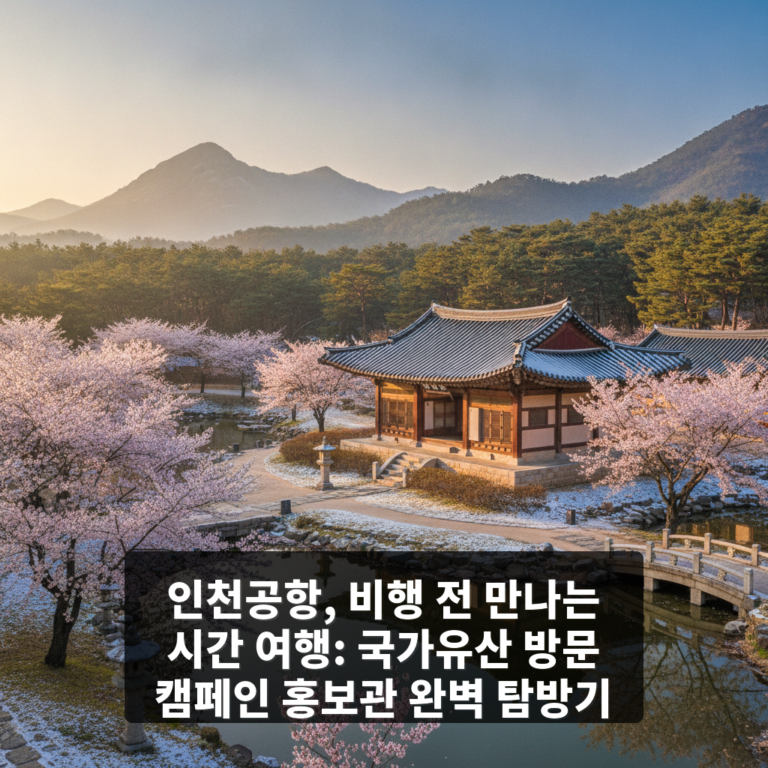 국가유산 방문 캠페인 인천공항 홍보관