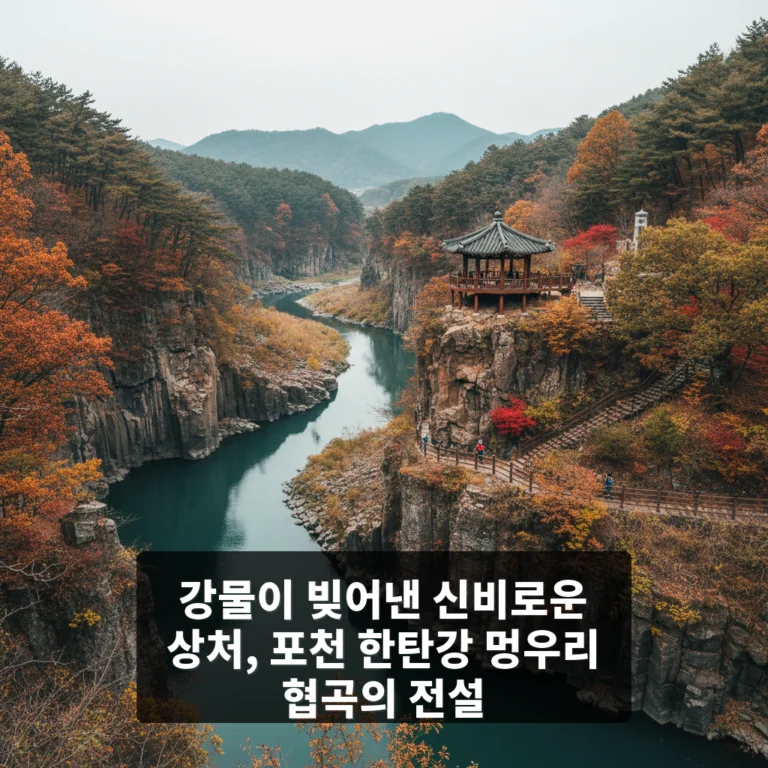 포천 한탄강 멍우리 협곡