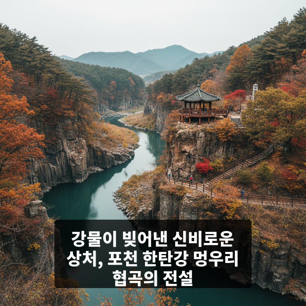 포천 한탄강 멍우리 협곡