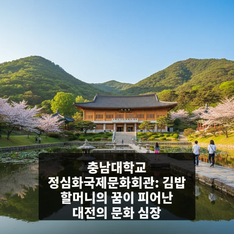 충남대학교 정심화국제문화회관