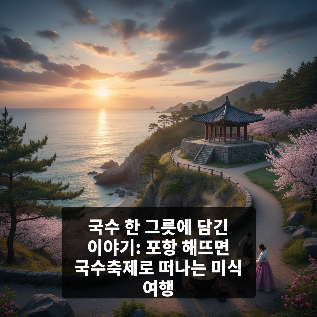 포항 해뜨면 국수축제