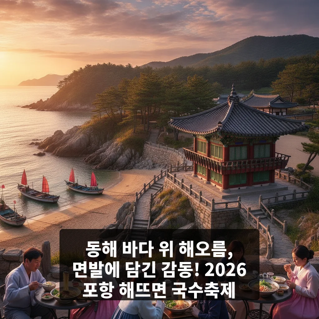 포항 해뜨면 국수축제