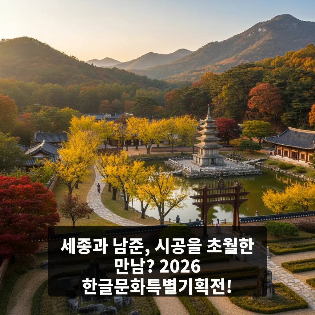 2026 한글문화특별기획전 〈세종과 남준〉