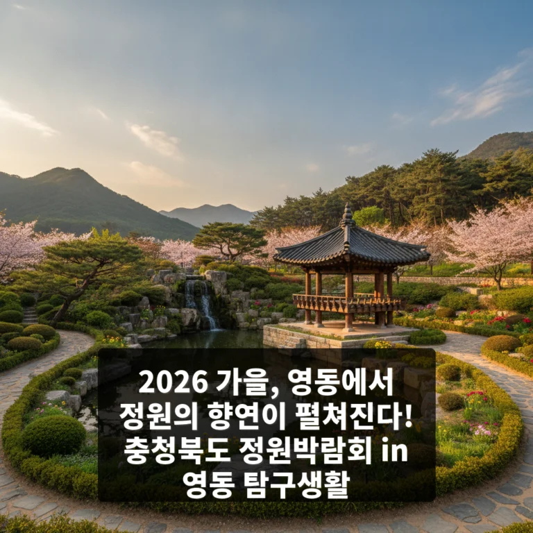 충청북도 정원박람회 in 영동