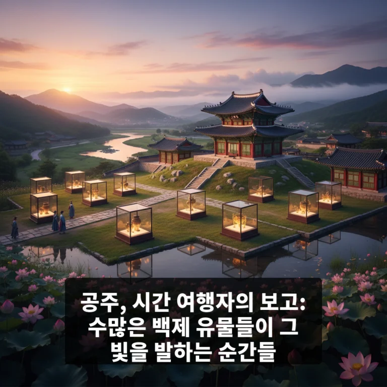 수많은 백제 유물들이 그 빛을 발하는 순간들