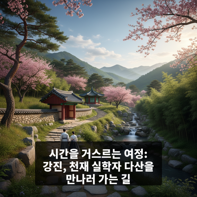 강진, 천재 실학자 다산을 만나러 가는 길